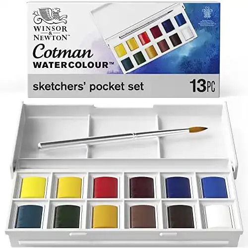Aquarellfarben Winsor & Newton Cotman Sketchers Pocket Box