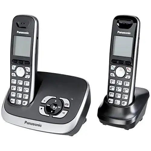 Panasonic KX-TG6522GB Duo Schnurlostelefon mit Anrufbeantworter
