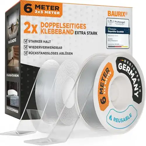 Doppelseitiges Klebeband BAURIX ® Nano-Tape Doppelseitig