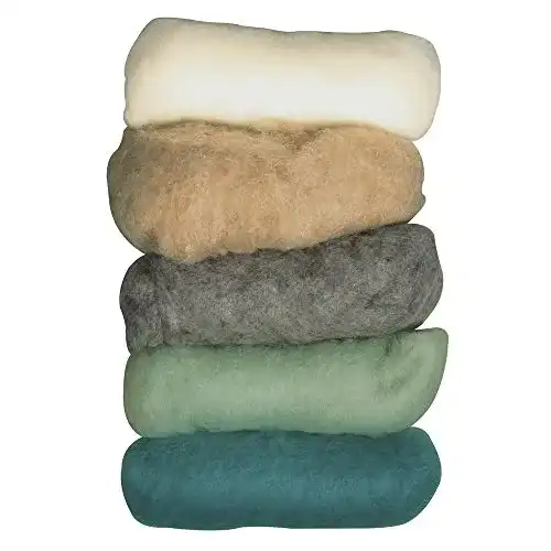 Filzwolle Rayher Hobby 5364700 Reine Schurwolle in 5 Farben