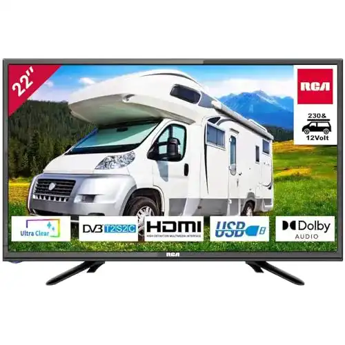 22 Zoll Fernseher RCA iRB22H3C mit Dolby Audio und Triple Tuner
