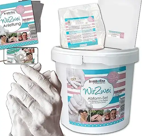 Handabdruck Set bambelina für Paare und Geschwister