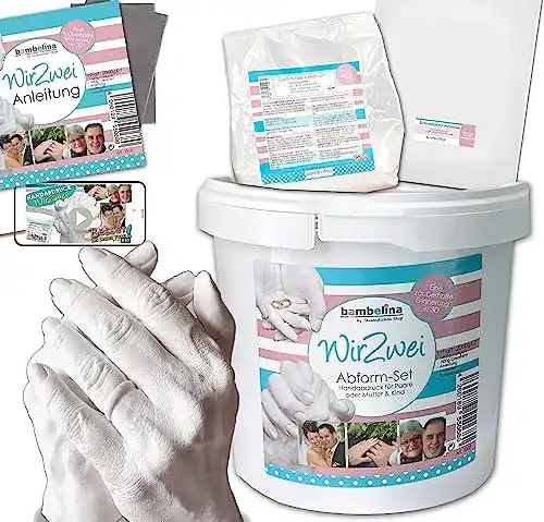 Handabdruck Set bambelina für Paare und Geschwister