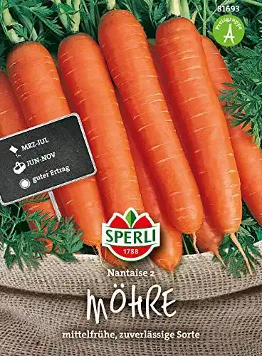 Möhren Samen Sperli Nantaise 2 – Mittelfrühe Karottensamen