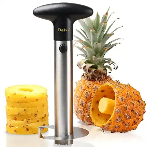 Ananasschneider Deiss PRO 2 in 1 Edelstahl & Schäler