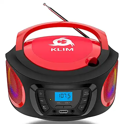 Klim Boombox Radio CD-Player mit Bluetooth, MP3 und USB