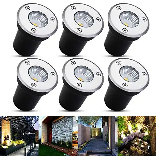 Bodeneinbaustrahler B-right 6er LED mit 3W für Außenbereich