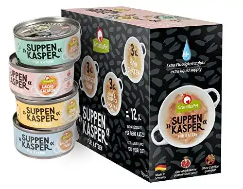 GranataPet Suppenkasper Multipack Katzenfutter mit Suppen für Katzen