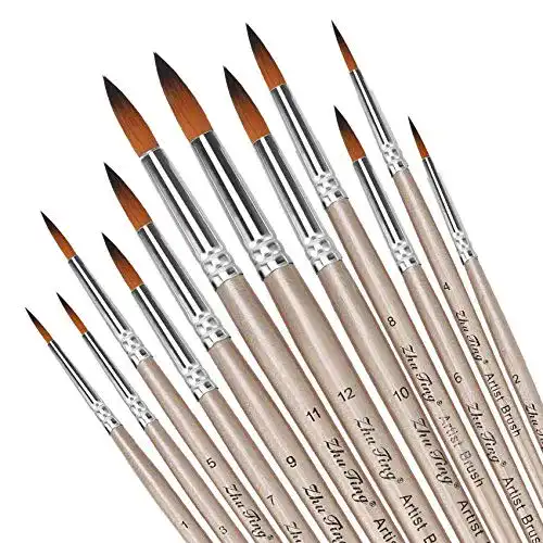 Modellbau Pinsel Set mit Nylonhaaren für Künstler