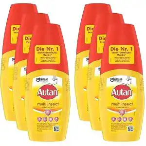Autan Multi Insect Pumpspray für Mücken- und Insektenschutz, 6er Pack