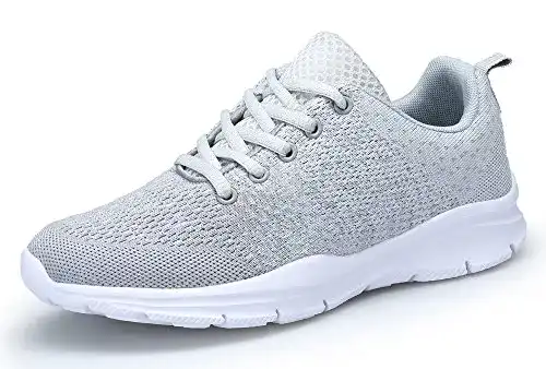 Sneaker Unisex Koudyen Laufschuhe Atmungsaktiv Schnürer für Herren und Damen