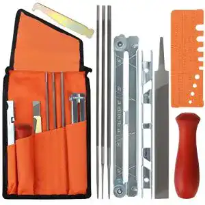 Sägekettenschärfgerät Belle Vous Feilen Set für präzises Schärfen