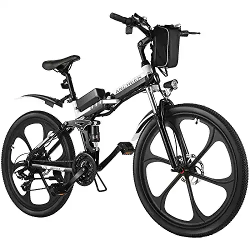 Elektro-Mountainbike Ancheer 26 Zoll Klappbares E-Bike für Herren