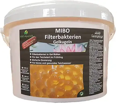 Teichbakterien MIBO Filterbakterien Gelkugeln für Gartenteiche