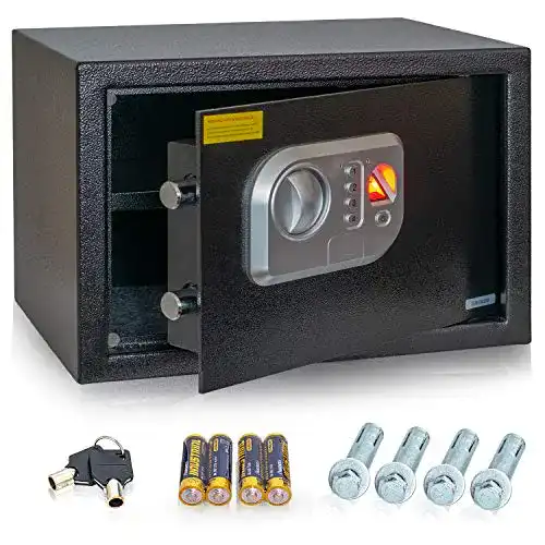 Wandtresor Anadol Tresor Deluxe mit elektronischem Schloss und Fingerabdrucksensor