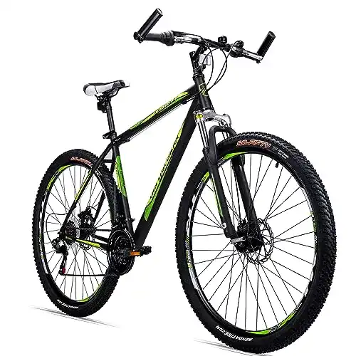 Bergsteiger Detroit 29 Zoll Mountainbike mit Scheibenbremse und 21 Gängen