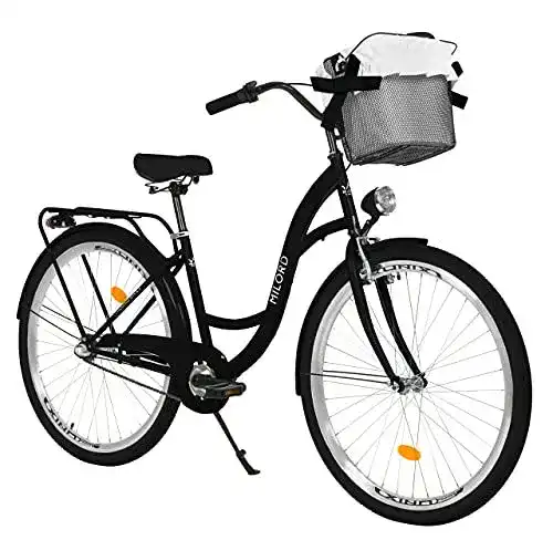 Hollandrad Milord von Milord Bikes – Komfortables Damenfahrrad mit Korb