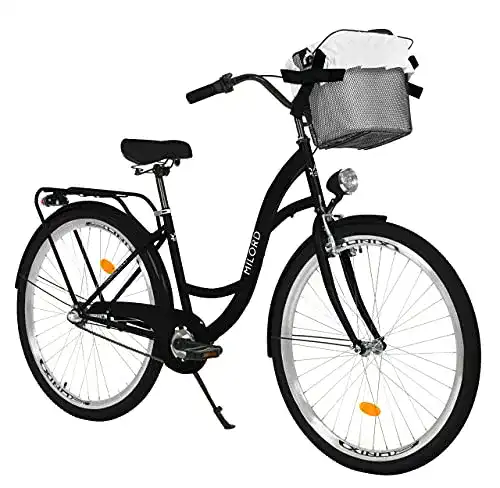 Hollandrad Milord von Milord Bikes – Komfortables Damenfahrrad mit Korb