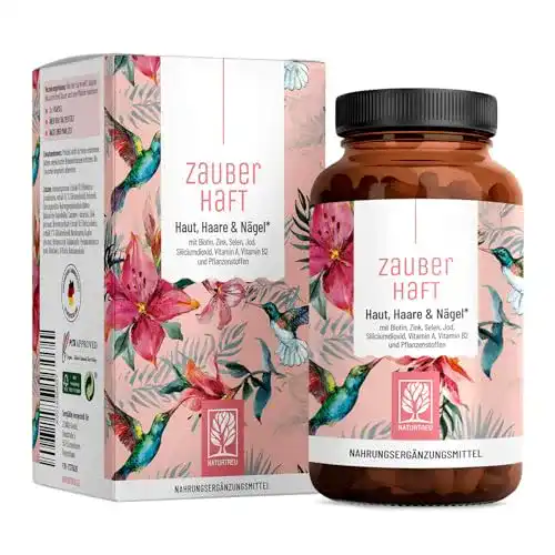 Biotin Naturtreu Haarvitamine mit 451mg Silizium