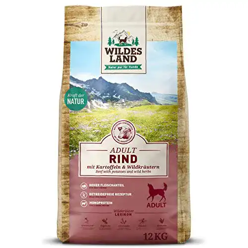 Wildes Land Hundefutter Nr. 5 Rind 12 kg – Getreidefrei und hypoallergen