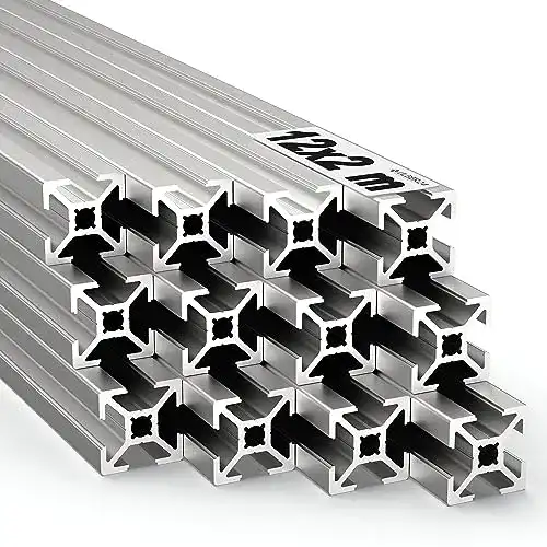 Aluprofile Ulber24 – Aluprofil 20×20 Typ B Nut 6, 12x2m = 24m