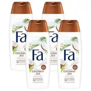 Fa Duschgel für Damen mit Kokosnussmilch, 250 ml (Packung mit 4)