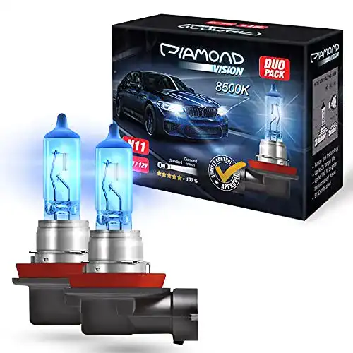 H11 Lampe Diamond Vision 2x H11 12V 55W im Xenon Look
