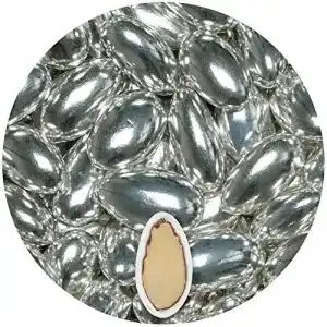 Hochzeitsmandeln Einssein 0,5 kg Nobile Silber Metallic Glanz