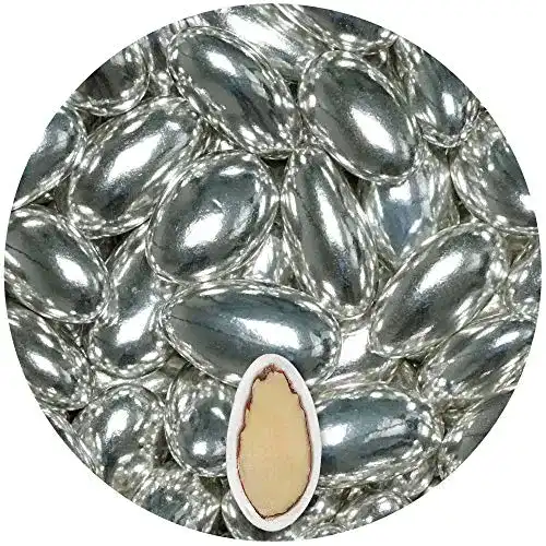 Hochzeitsmandeln Einssein 0,5 kg Nobile Silber Metallic Glanz