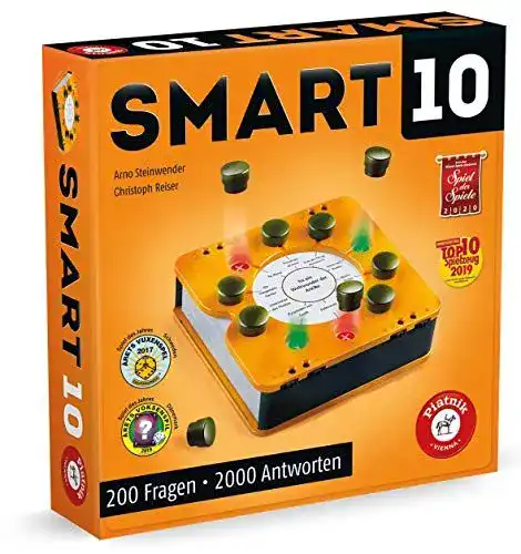 Quizspiel Piatnik 7167 – Smart 10 Wissenstest für 2-8 Spieler