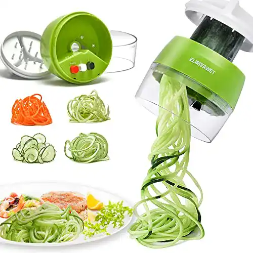 Spiralschneider Elirivawet 4 in 1 für Gemüsespaghetti