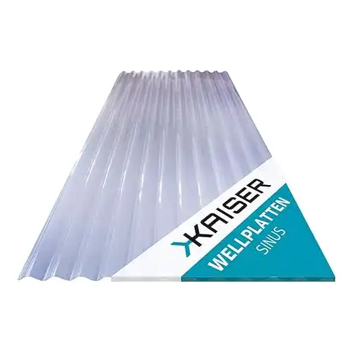 Wellplatten Kaiser Plastic Wellplatte Sinus Xtra Strong aus Polycarbonat