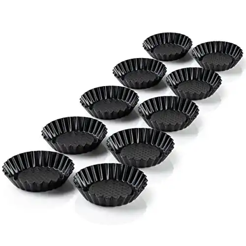 Obstkuchenform Grizzly Törtchenform 10 Stück Mini Tarteform Ø 11 cm