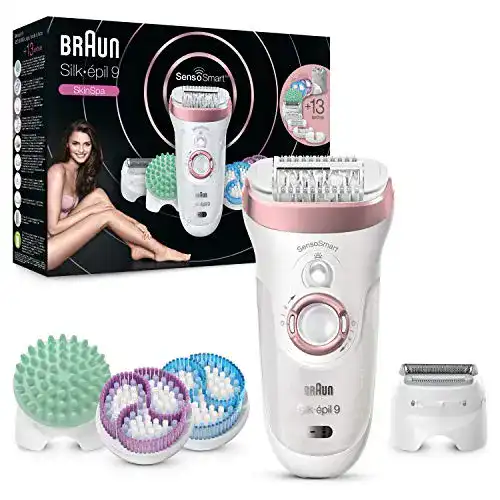 Braun Silk-épil 9 Skinspa Set – Gesichtsepilierer für Damen