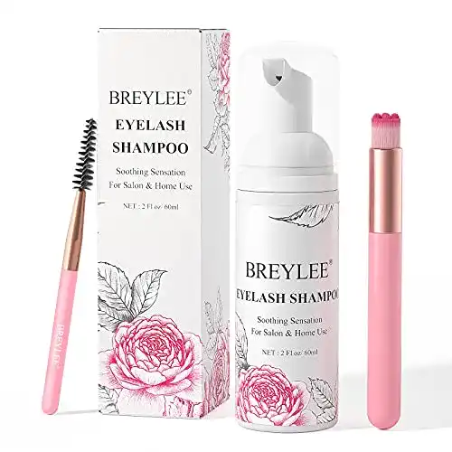Wimpernshampoo Breylee für Wimpernpflege und Make-Up Entferner