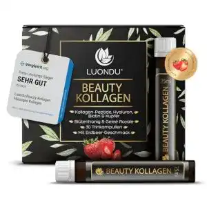 Kollagen-Trinkampullen von Luondu für Haut und Gelenke