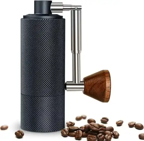 Timemore Nano Manuelle Kaffeemühle mit faltbarem Griff und Edelstahl-Frässtift