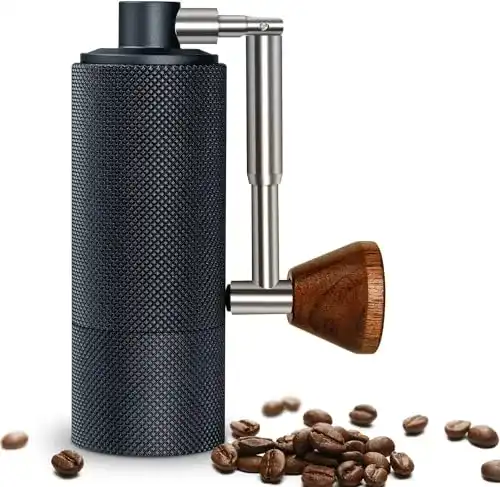 Timemore Nano Manuelle Kaffeemühle mit faltbarem Griff und Edelstahl-Frässtift