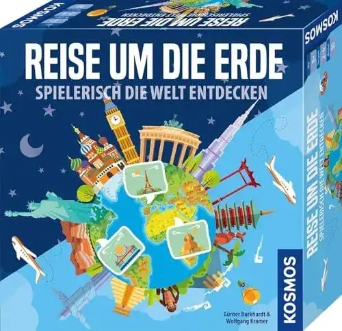 Spiele für Kinder ab 8 Jahren – Kosmos 692773 Reise um die Erde