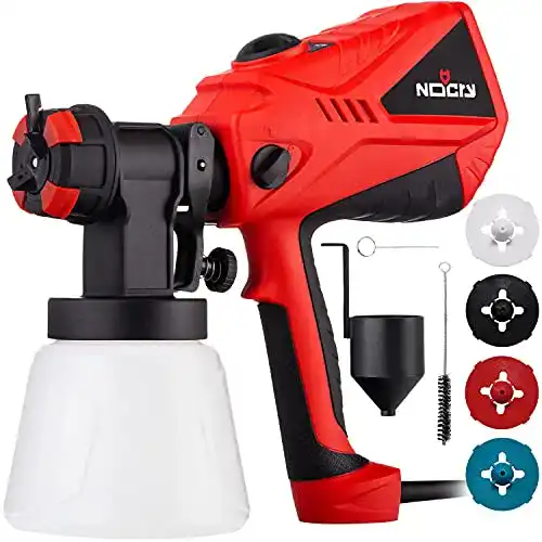Farbspritzpistole NoCry 1200 ml/min Elektro Lackierpistole 600 W