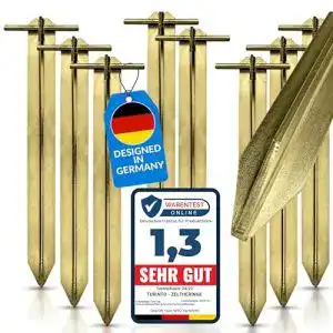 Zeltheringe Turinto – 8 Stück stabile Zelt-Heringe für sicheres Camping