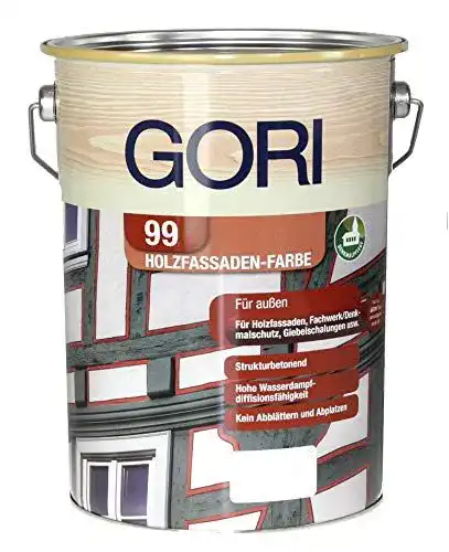 Fassadenfarbe Gori 99 Holz- und 7117 Schwedenrot 0,75 Liter