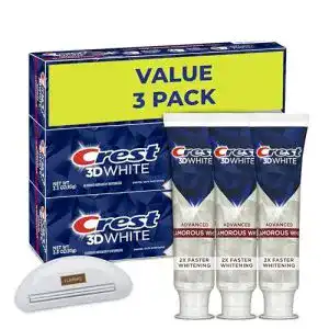 Crest Zahnpasta LuxPaks Squeezer für 3D White Advanced Glamorous White