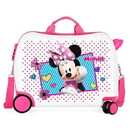 Kinderkoffer Disney Minnie Enjoy, rosa 50x38x20 cm