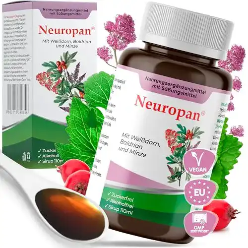 Pflanzliches Beruhigungsmittel Neuropan Sirup 110 ml zur Entspannung