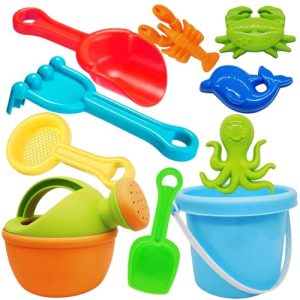 Sandkasten-Spielzeug Set Lubibi für Kinder, 10-teiliges Set