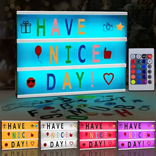 Lightbox Amzeeniu A4 LED-Lichtbox mit Fernbedienung und USB-Stromversorgung