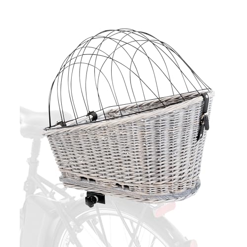 Trixie Hundefahrradkorb mit Gitter für Gepäckträger
