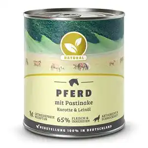 Hundefutter mit Pferd und Pastinake von Natural – 6 Dosen