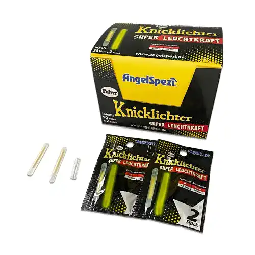 Knicklichter für Angler – Angelspezi 100 Stück